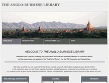 Tablet Screenshot of angloburmeselibrary.com